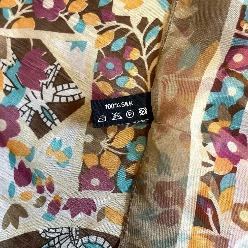 Kenzo Silk Scarf Oblong